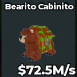 72.5M s Bearito Cabinito Crazy Brianrot (Секретный персонаж) — Roblox, лот №219453