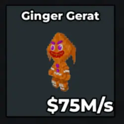 75m s Ginger Gerat (Секретный персонаж) — Roblox, лот №219462