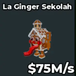 75M s La Ginger Sekolah Crazy (Секретный персонаж) — Roblox, лот №219463