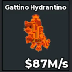 87M s Gattino Hydrantino Lava (Секретный персонаж) — Roblox, лот №219437