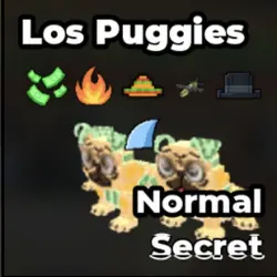 980M S Los Puggies (Секретный персонаж) — Roblox, лот №219509
