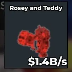 > Cursed Rosey and Teddy $1.4B s (Секретный персонаж) — Roblox, лот №219480