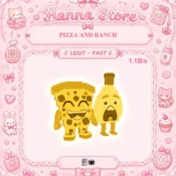 [ 1.1B s ] Pizza and Ranch Gold (Секретный персонаж) — Roblox, лот №219491