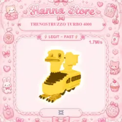 [ 1.7M s ] Trenostruzzo Turbo 4000 Gold (Секретный персонаж) — Roblox, лот №219522