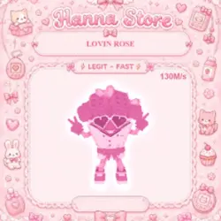 [ 130M s ] Lovin Rose Candy (Секретный персонаж) — Roblox, лот №219526