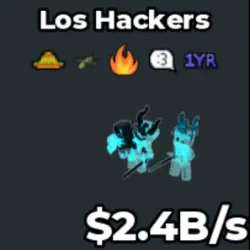 [ 2.4B s] Los Hackers (Секретный персонаж) — Roblox, лот №219548