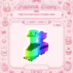 [ 3.3M s ] Trenostruzzo Turbo 4000 Rainbow (Секретный персо… — Roblox, лот №219564