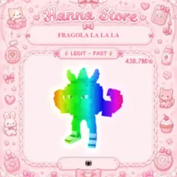 [ 438.7M s ] Fragola La La La Rainbow (Секретный персонаж) — Roblox, лот №219588