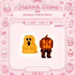 [ 480M s ] Spooky and Pumpky Lava (Секретный персонаж) — Roblox, лот №219592