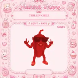 [ 50M s ] Chillin Chili Bloodrot (Секретный персонаж) — Roblox, лот №219595