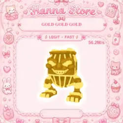 [ 56.2M s ] Gold Gold Gold Gold (Секретный персонаж) — Roblox, лот №219602