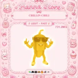 [ 731.2M s ] Chillin Chili Gold (Секретный персонаж) — Roblox, лот №219625