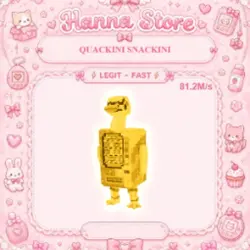 [ 81.2M s ] Quackini Snackini Gold (Секретный персонаж) — Roblox, лот №219634