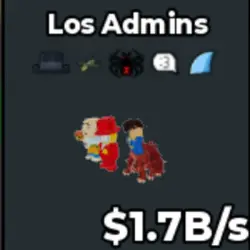 [ Base ] Los Admins 1.7B s (Секретный персонаж) — Roblox, лот №219648