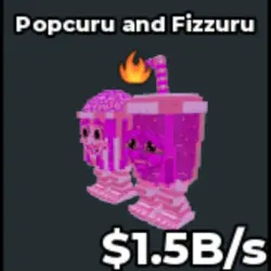 [ Candy ] Popcuru and Fizzuru _ Trait Fire _ 1.5B s (Секрет… — Roblox, лот №219653