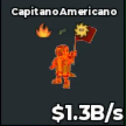 [ Lava ] Capitano Americano 1.3B s (Секретный персонаж) — Roblox, лот №219664