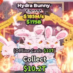 [ NONE] HydraBunny 185M s (Секретный персонаж) — Roblox, лот №219594