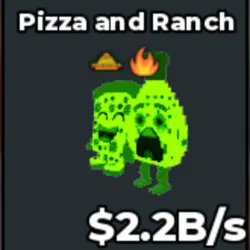 [ Radioactive ] Pizza and Ranch 2.2B s (Секретный персонаж) — Roblox, лот №219610