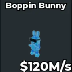 [ RARE DIAMOND ] Boppin Bunny 120M s (Секретный персонаж) — Roblox, лот №219621