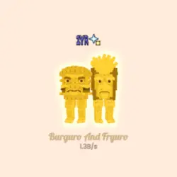 [$1.3B s] Gold Burguro And Fryuro *1 YEAR TRAIT (Секретный … — Roblox, лот №219683
