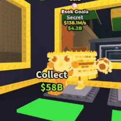 [$138.1M s] Esok Goala (1 trait) (GOLD) (Секретный персонаж) — Roblox, лот №219711
