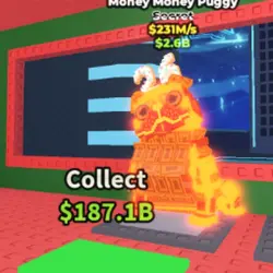 [$231M s] Money Money Puggy (1 trait) (LAVA) (Секретный пер… — Roblox, лот №219731