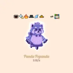 [$3.1B s] Crystal Panda Popanda (Секретный персонаж) — Roblox, лот №219741