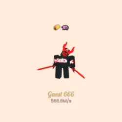 [$566.6M s] Guest 666 (Секретный персонаж) — Roblox, лот №219762