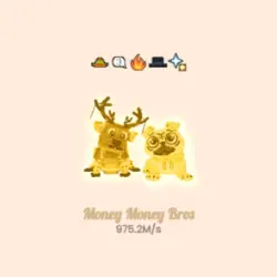 [$975.2M s] Gold Money Money Bros (Секретный персонаж) — Roblox, лот №219674
