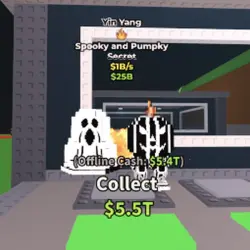 [1B s] Spooky and Pumpky - Yin Yang (Секретный персонаж) — Roblox, лот №219694