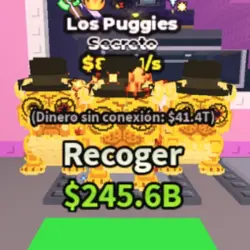 [830M s ] Gold Los Puggies (Секретный персонаж) — Roblox, лот №219792