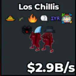 [BLOODROT]1 71 1YR Los Chillis 2.9B s (Секретный персонаж) — Roblox, лот №219797