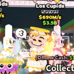 [Bunny Ears] Los Cupids 690M s Blue Egg, Explosive, Bunny E… — Roblox, лот №219802