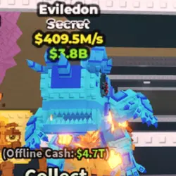 [Diamond] Eviledon 409.5M 3 Good Trait #160 (Секретный перс… — Roblox, лот №219817