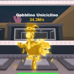 [Gold] Gobblino Uniciclino 34.3M s Ultra (Секретный персона… — Roblox, лот №219895