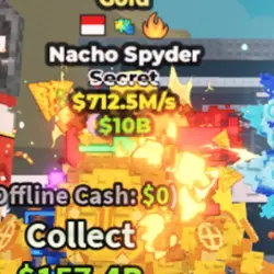 [Gold] Nacho Spyder 712.5M 3 Good Trait #181 (Секретный пер… — Roblox, лот №219915