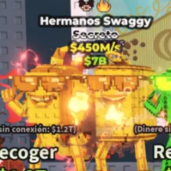 [GOLD] Swaggy Bros Gold 450M s (2 Traits) *PSWB (Секретный … — Roblox, лот №219919
