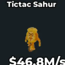 [Gold] Tictac Sahur 46.8M s - V25 (Секретный персонаж) — Roblox, лот №219929