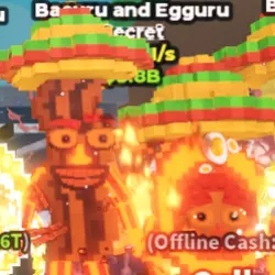 [Lava] Bacuru and Egguru 360M s Sombrero, Fire Ultra *1 (Се… — Roblox, лот №219965