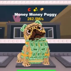 [Lucky] Money Money Puggy 262.5M s Claws, Lucky, Taco Ultra… — Roblox, лот №219973