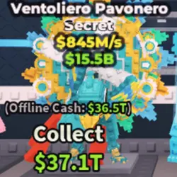 [No Taco] Ventoliero Pavonero 845M 3 Trait *129 (Секретный … — Roblox, лот №219988