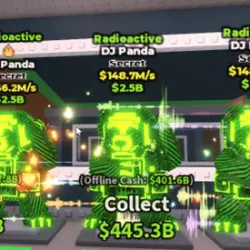 [Radioactive] DJ Panda 236.2M s Fire Ultra (Секретный персо… — Roblox, лот №219993