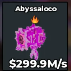 Abyssaloco 299.9M! Very Exclusive (Секретный персонаж) — Roblox, лот №220054