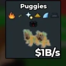 AG39# Los Puggies 1B s 7 Traits - Clean traits (Секретный п… — Roblox, лот №220111