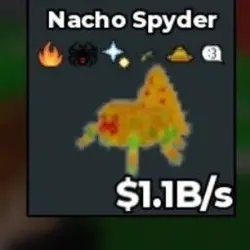 AG43# Nacho Spider 1.1B s Clean traits (Секретный персонаж) — Roblox, лот №220113