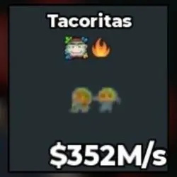 AG57# Los Tacoritas 352M s (Секретный персонаж) — Roblox, лот №220121