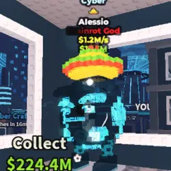 Alessio Cyber 1,2M s - God Cyber (Brainrot God персонаж) — Roblox, лот №220087