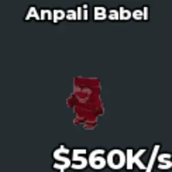Anpali Babel Bloodrot - $560K S Super Exclusive (Brainrot G… — Roblox, лот №220195