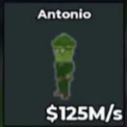Antonio $125M s (Секретный персонаж) — Roblox, лот №220213