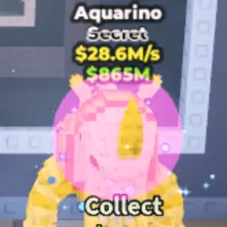 Aquarino - 28.6M s - Bubblegum Fireworks (Секретный персона… — Roblox, лот №220263